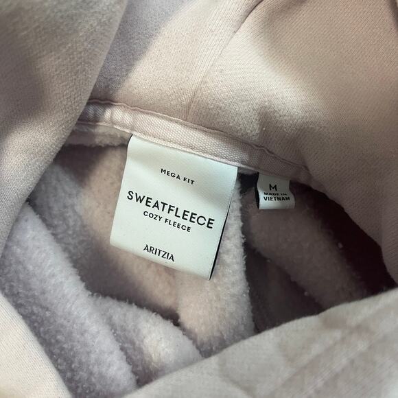 Aritzia Cozy Sweatfleece Mega Hoodie in Light Purple Size Medium - Picture 7 of 7